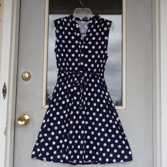 robert louis polka dot dress